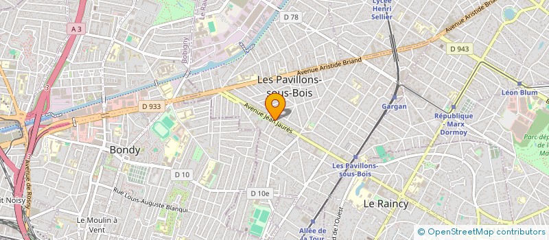localisation de l'entreprise L.M.L.S à LES PAVILLONS-SOUS-BOIS