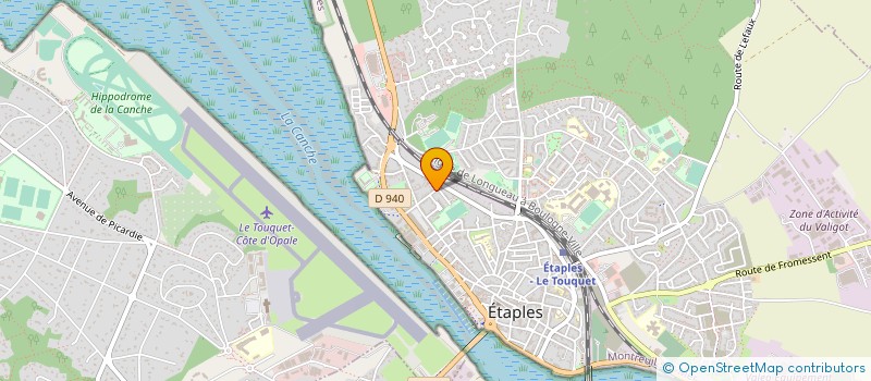 localisation de l'entreprise L.M. LA PEINTURE CHEZ VOUS à ETAPLES