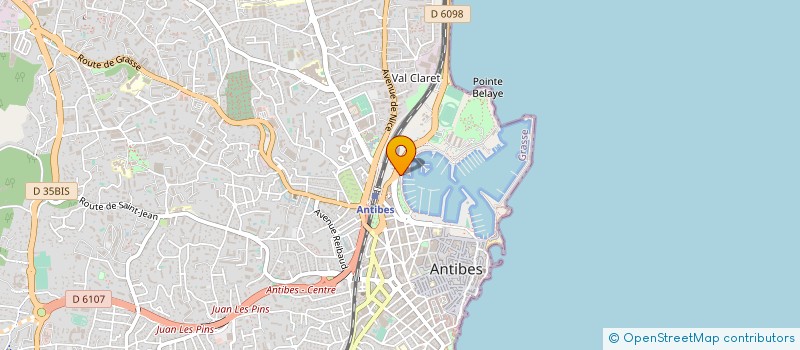 localisation de l'entreprise L.M.M.M  ANTIBES