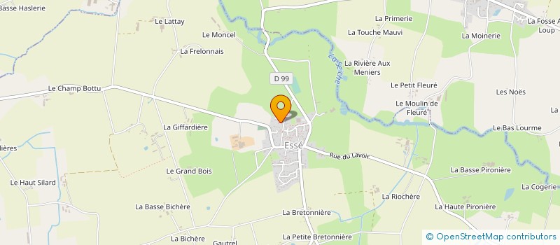 localisation de l'entreprise L.M.N. à ESSE
