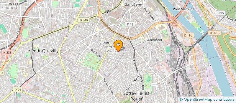 localisation de l'entreprise L.M.N. à ROUEN