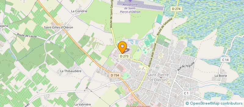 localisation de l'entreprise L.M.N. BRETON à SAINT-PIERRE-D'OLERON