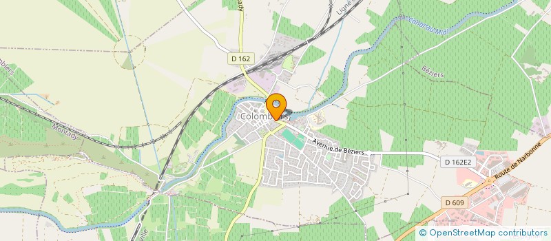 localisation de l'entreprise L.M.O. à COLOMBIERS