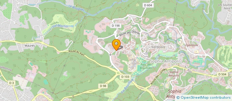 localisation de l'entreprise L.M.O. FRANCE  VALBONNE