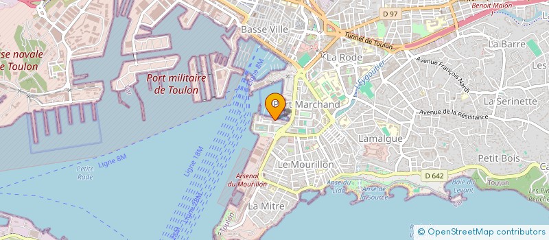 localisation de l'entreprise L.M.O. INVESTISSEMENTS  TOULON