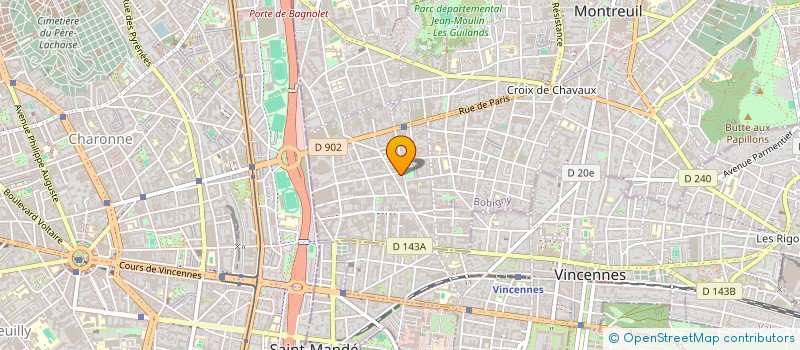 localisation de l'entreprise L.M ONGLISPA à MONTREUIL