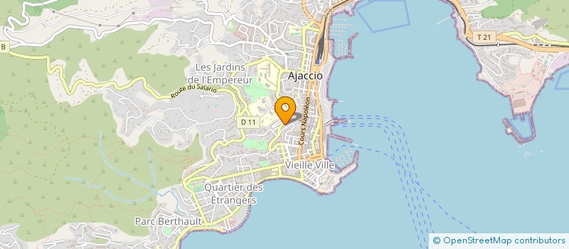 localisation de l'entreprise L.M.P. 2A à AJACCIO