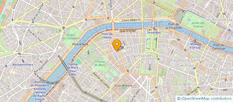 localisation de l'entreprise L.M.P.  PARIS