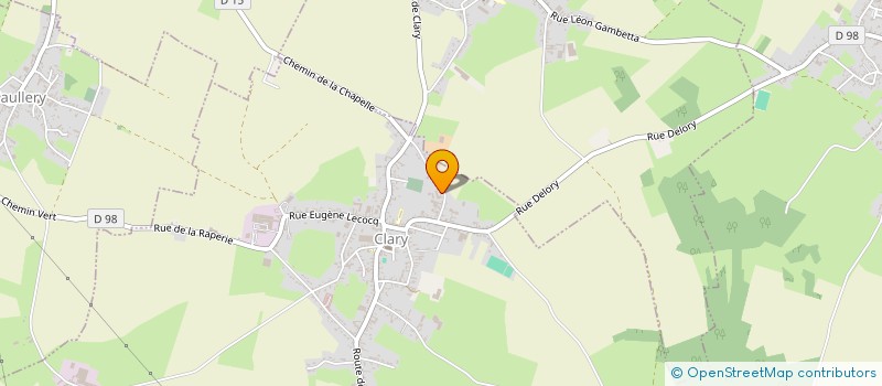 localisation de l'entreprise L.M.P  CLARY