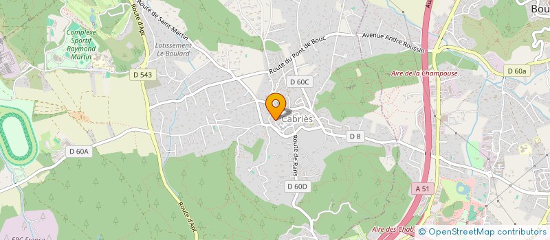 localisation de l'entreprise L-M-P à CABRIES