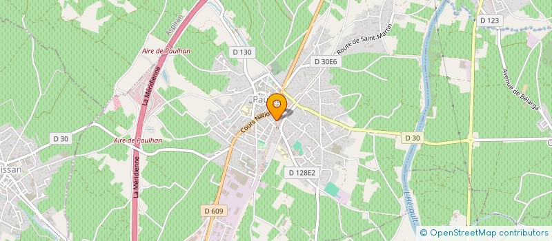 localisation de l'entreprise L.M.P à PAULHAN