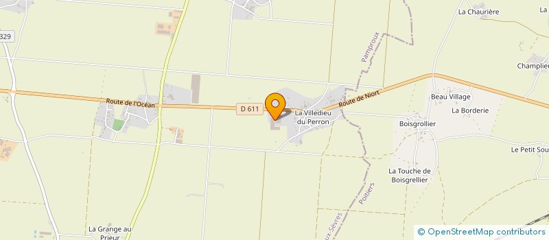 localisation de l'entreprise L.M.P.T.F.  PAMPROUX