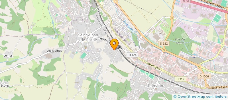 localisation de l'entreprise L&M PATRIMOINE  SAINT-ALBAN-DE-ROCHE