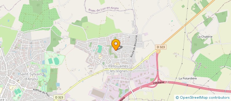 localisation de l'entreprise L.M. PINARD  VERRIERES-EN-ANJOU