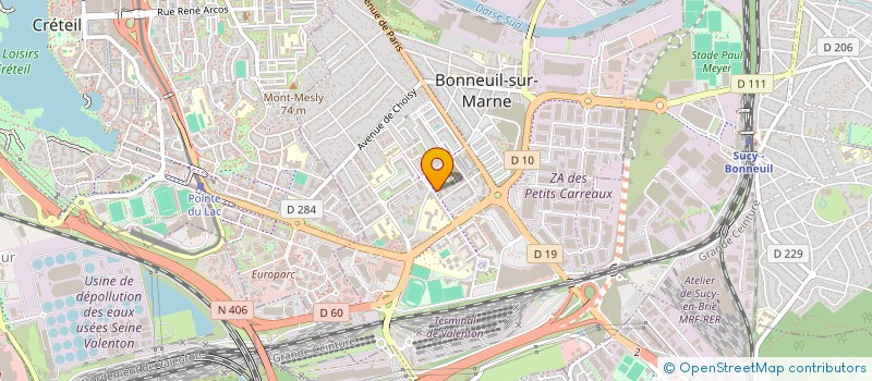 localisation de l'entreprise L.M PLOMBERIE à BONNEUIL-SUR-MARNE