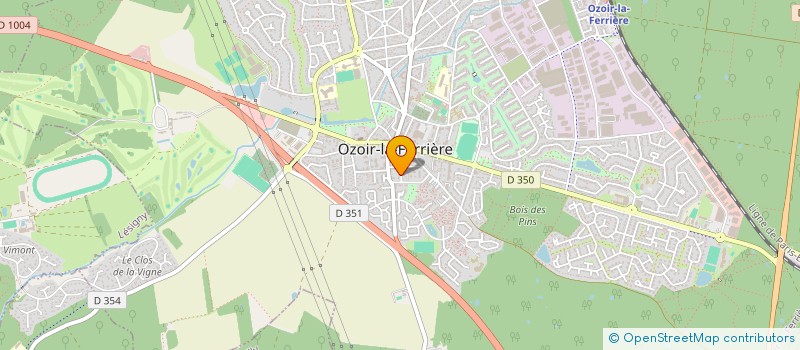 localisation de l'entreprise L.M.R.  OZOIR-LA-FERRIERE