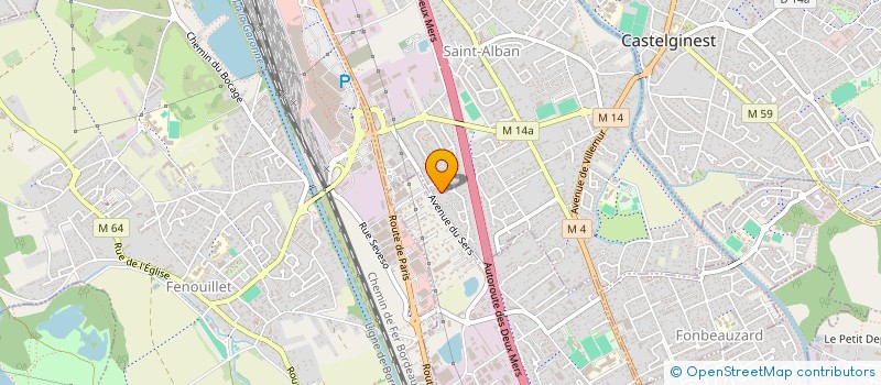 localisation de l'entreprise L.M.S LOCATION MACHINE SERVICE  SAINT-ALBAN