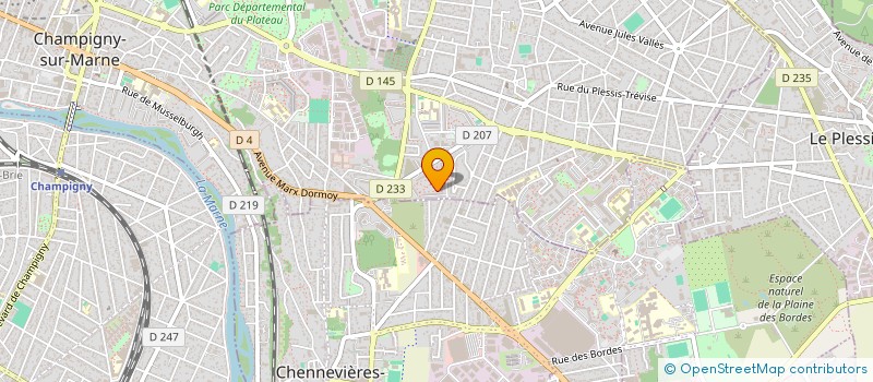 localisation de l'entreprise L M SECURITE PRIVEE à CHAMPIGNY-SUR-MARNE