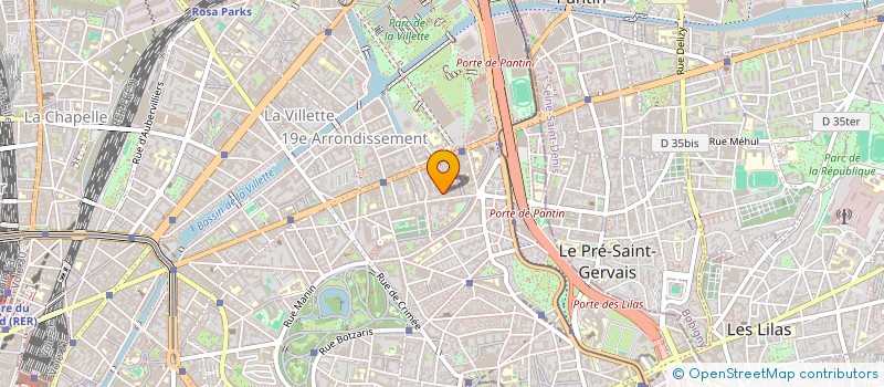 localisation de l'entreprise L.M SERVICES  PARIS