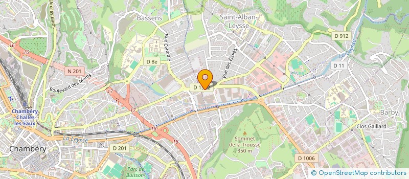 localisation de l'entreprise L.M.T. à SAINT-ALBAN-LEYSSE