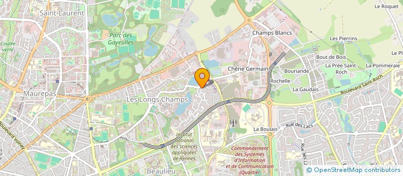 localisation de l'entreprise L M T B  RENNES