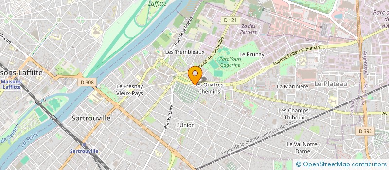 localisation de l'entreprise L.M.T.D à SARTROUVILLE