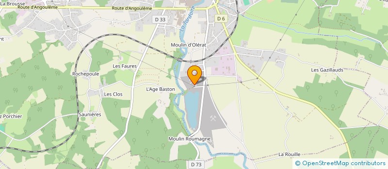localisation de l'entreprise L.M.TP à LA ROCHEFOUCAULD-EN-ANGOUMOIS