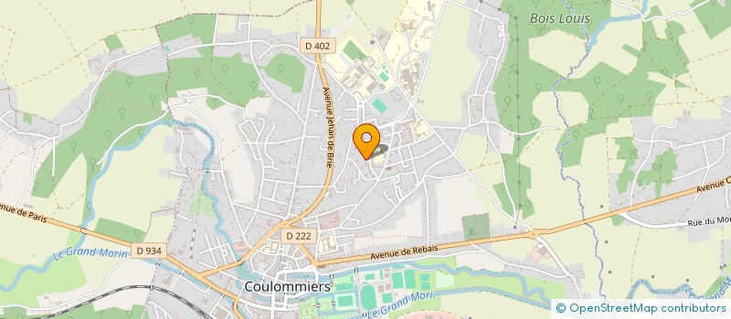 localisation de l'entreprise L.M TRANS à COULOMMIERS