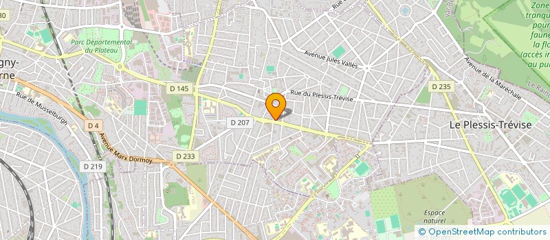 localisation de l'entreprise L.M. TRANSPORTS à CHAMPIGNY-SUR-MARNE