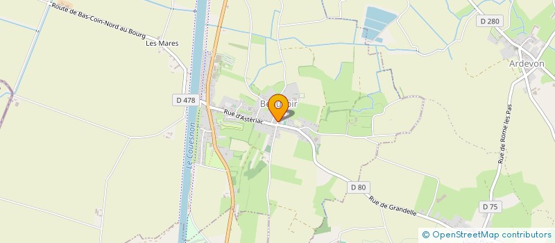 localisation de l'entreprise L.M.V.  BEAUVOIR