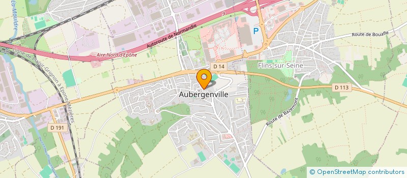 localisation de l'entreprise L.M.V à AUBERGENVILLE