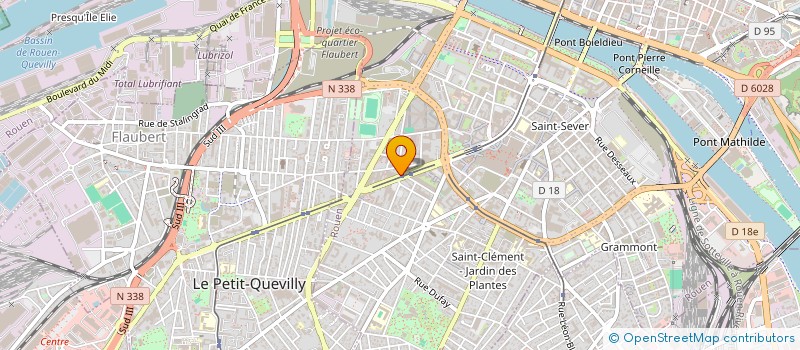 localisation de l'entreprise L.M.V  ROUEN