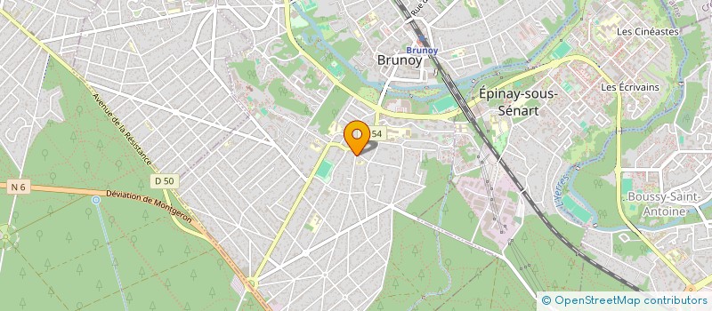 localisation de l'entreprise L.M. VOYAGES  BRUNOY
