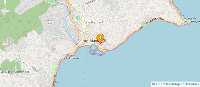 localisation de l'entreprise L M WATERCRAFT CLEANING SERVICES à SAINTE-MAXIME
