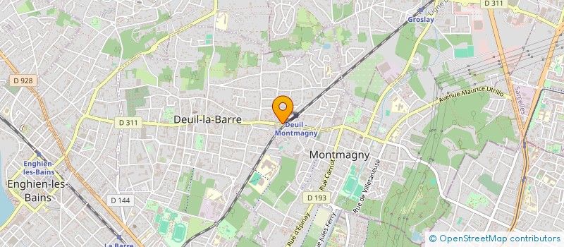 localisation de l'entreprise L M Z A  DEUIL LA BARRE