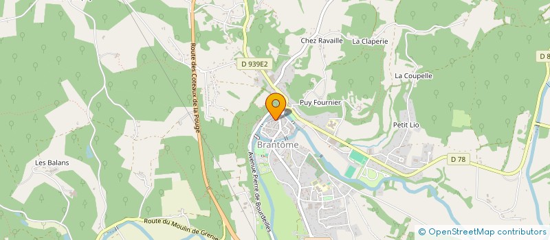 localisation de l'entreprise L+M2 à BRANTOME EN PERIGORD