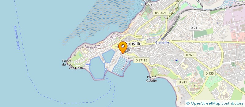 localisation de l'entreprise L-MARINE à GRANVILLE
