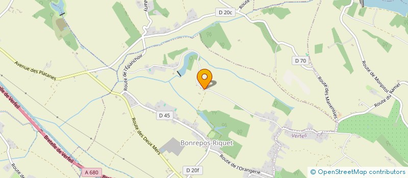 localisation de l'entreprise L.MARONESE  BONREPOS-RIQUET