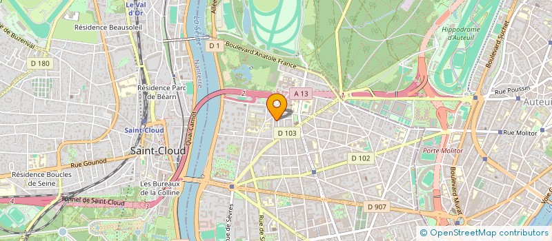 localisation de l'entreprise L.MAZZOTTI à BOULOGNE-BILLANCOURT