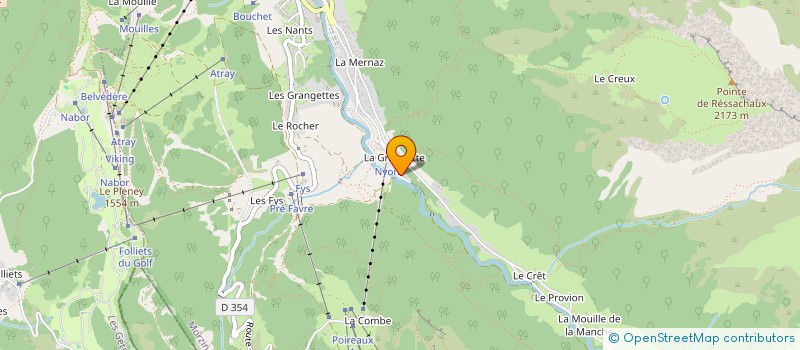 localisation de l'entreprise L&MGETTINS à MORZINE