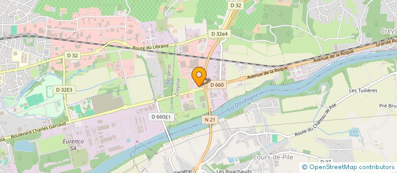 localisation de l'entreprise L'MOBILE  CREYSSE