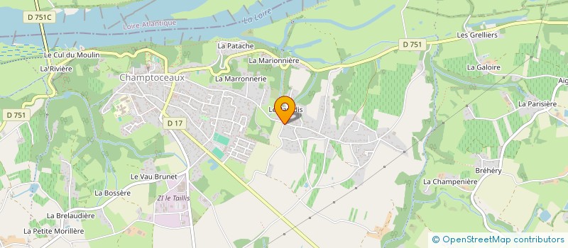 localisation de l'entreprise L.N  OREE-D'ANJOU