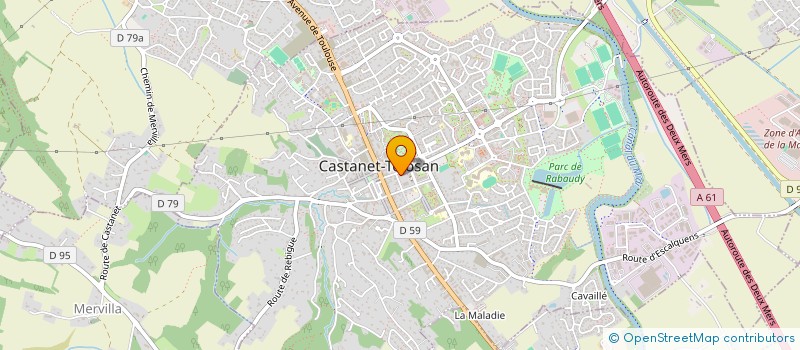 localisation de l'entreprise L&N à CASTANET-TOLOSAN