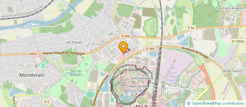 localisation de l'entreprise L N A  CHESSY