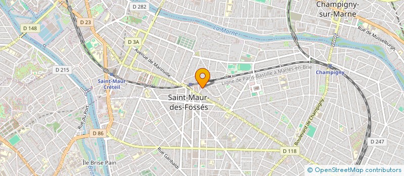 localisation de l'entreprise L.N.A. CAMPANA à SAINT-MAUR-DES-FOSSES