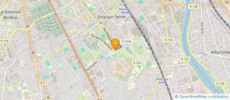 localisation de l'entreprise L.N.A COMPAGNY  IVRY-SUR-SEINE