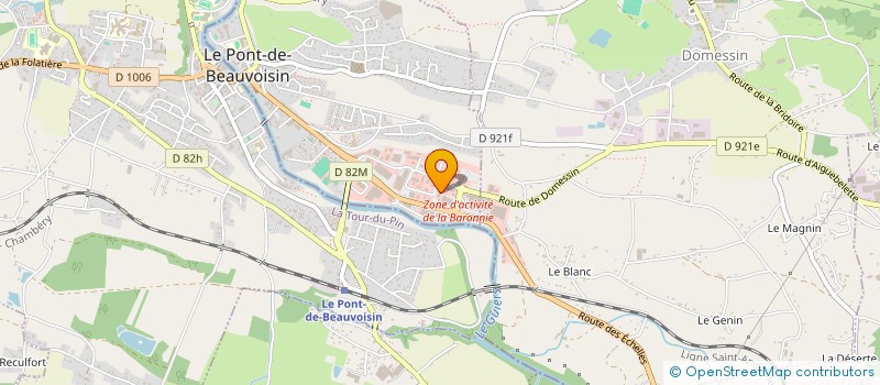 localisation de l'entreprise L.N.A MOBILITY à LE PONT-DE-BEAUVOISIN