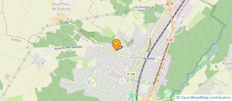 localisation de l'entreprise L.N.A VTC  ETRECHY