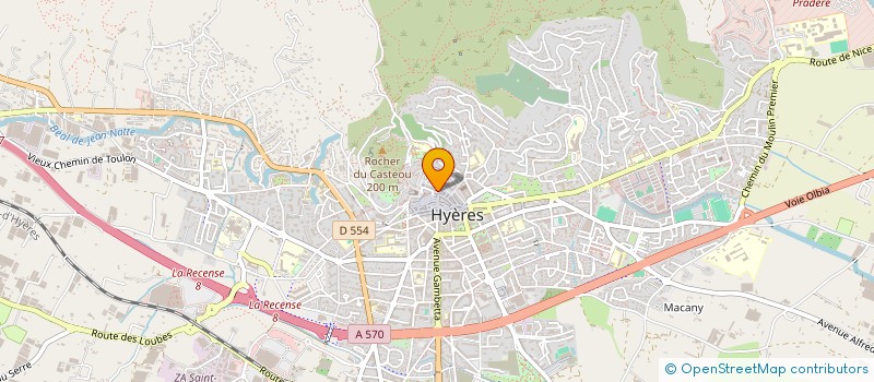 localisation de l'entreprise L & N BAKERY  HYERES