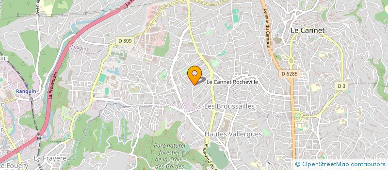localisation de l'entreprise L.N.C BATIMENT à LE CANNET